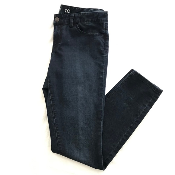 Tommy Hilfiger Jeggings Skinny Jeans Size 10 Dark Navy Blue - Picture 1 of 8